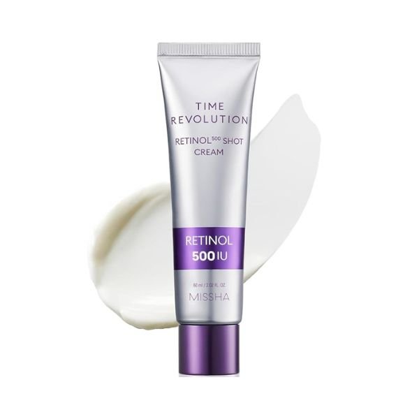 Missha - Time Revolution Retinol 500 Shot Cream - Firming Face Cream with Retinolem - 60ml