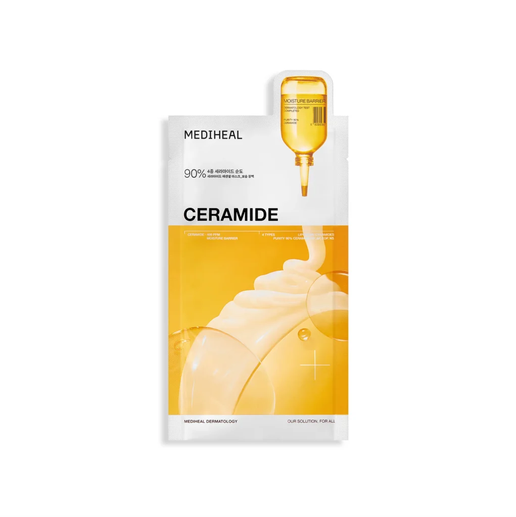 Mediheal - Ceramide Essential Mask Moisture Barrier - Moisturizing and Nourishing Face Mask in Sheet - 1pc/24ml